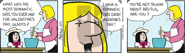 The Born Loser on Saturday February 13, 2010 Comic Strip