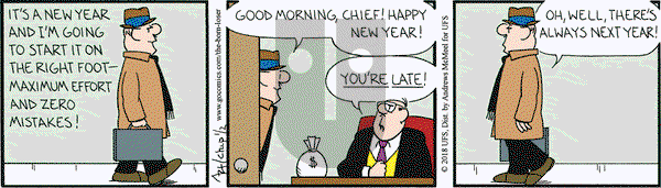 The Born Loser on Tuesday January 2, 2018 Comic Strip