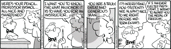 Drabble on Tuesday November 5, 1996 Comic Strip