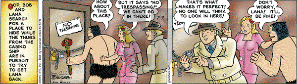 Alley Oop on Monday February 2, 2015 Comic Strip