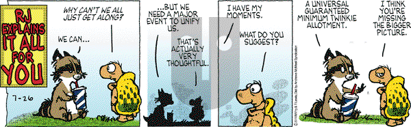 Over the Hedge on Thursday July 26, 2018 Comic Strip