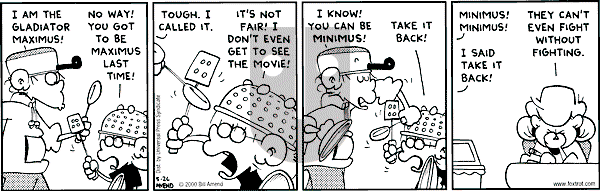 FoxTrot - Friday May 26, 2000 Comic Strip