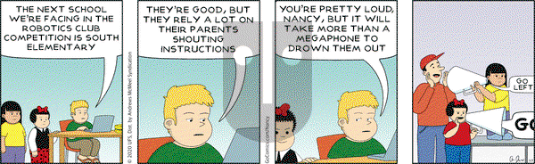 Nancy on Saturday March 7, 2020 Comic Strip