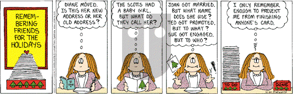 Cathy Classics - Thursday December 20, 2012 Comic Strip