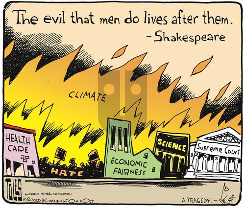 Tom Toles on Sunday October 25, 2020 Comic Strip