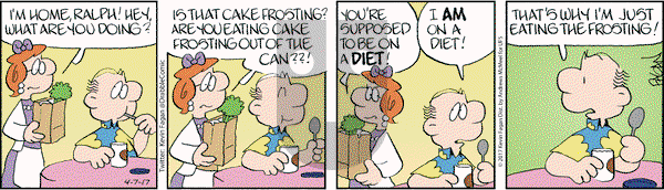 Drabble on Friday April 7, 2017 Comic Strip