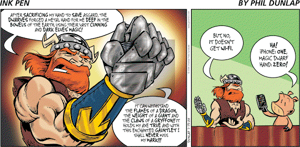 Ink Pen - Sunday January 13, 2008 Comic Strip