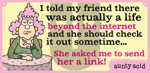 Aunty Acid on Saturday February 28, 2015 Comic Strip