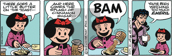 Nancy on Thursday October 21, 2010 Comic Strip