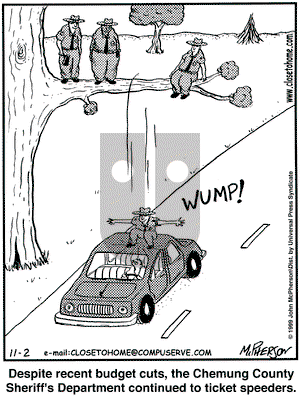 Close to Home on Tuesday November 2, 1999 Comic Strip