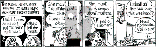 The Elderberries on Friday October 13, 2006 Comic Strip