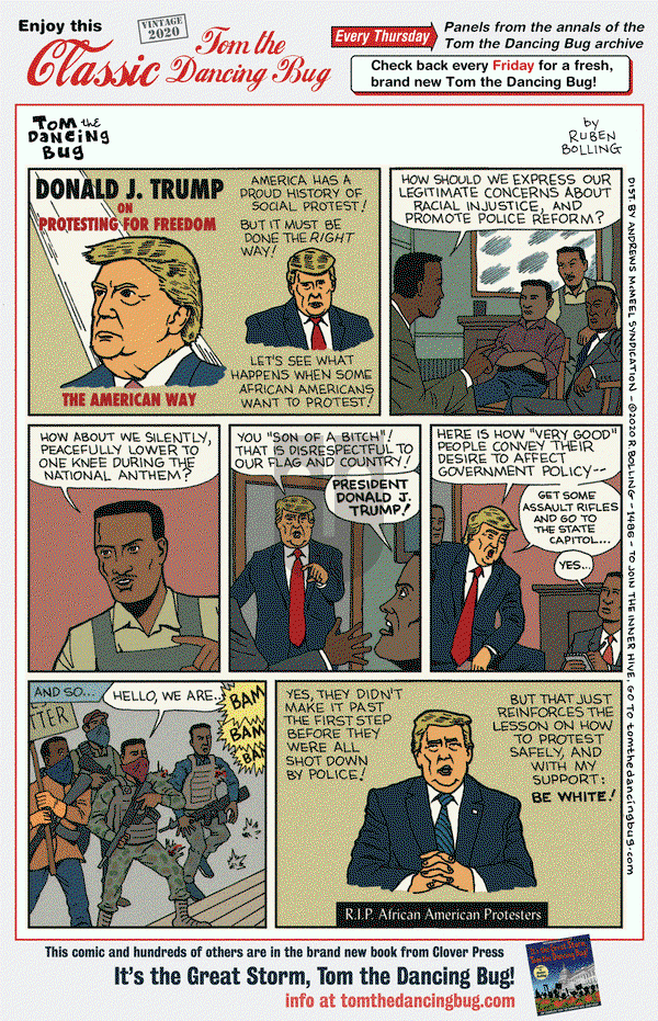 Tom the Dancing Bug - Thursday August 1, 2024 Comic Strip