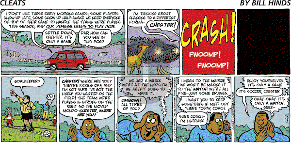 Cleats - Sunday April 10, 2005 Comic Strip