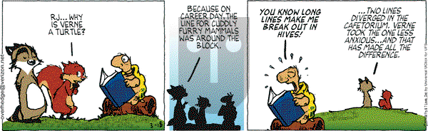 Over the Hedge on Tuesday March 18, 2014 Comic Strip