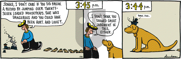 Overboard on Wednesday March 18, 2009 Comic Strip