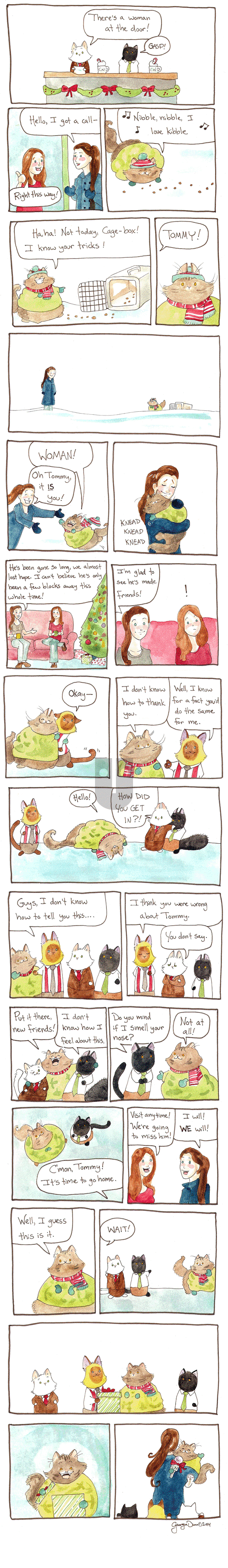 Breaking Cat News on Friday December 25, 2015 Comic Strip