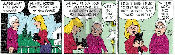 Luann on Monday February 20, 2006 Comic Strip