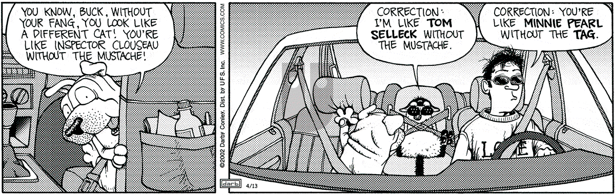 Get Fuzzy - Saturday April 13, 2002 Comic Strip