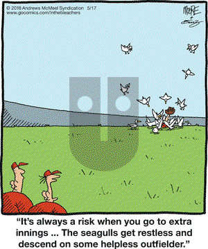 In the Bleachers on Thursday May 17, 2018 Comic Strip
