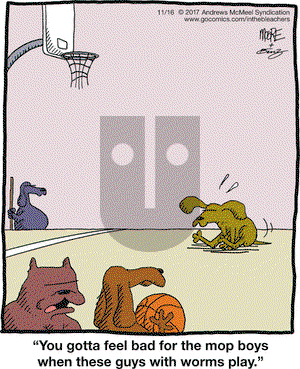 In the Bleachers on Thursday November 16, 2017 Comic Strip