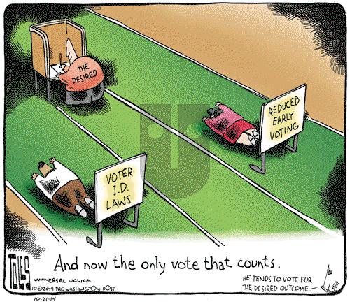 Tom Toles on Tuesday October 21, 2014 Comic Strip