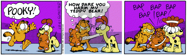 Garfield on Saturday January 3, 1987 Comic Strip