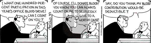 The Born Loser on Wednesday September 3, 2008 Comic Strip