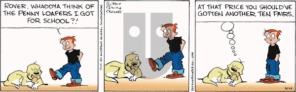 Red and Rover on Friday August 25, 2017 Comic Strip
