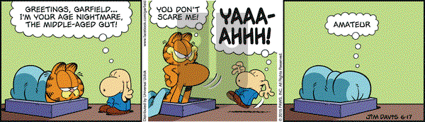 Garfield on Wednesday June 17, 2015 Comic Strip