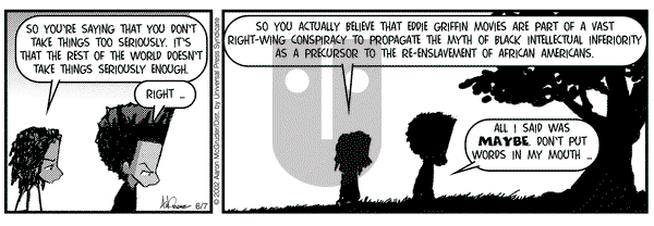The Boondocks on Friday August 16, 2002 Comic Strip