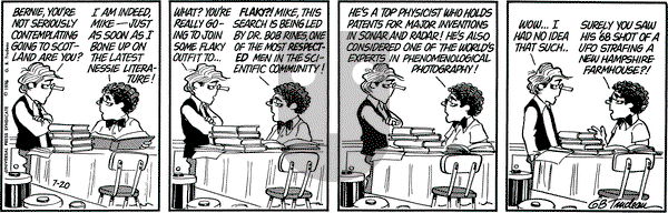 Doonesbury on Tuesday July 20, 1976 Comic Strip
