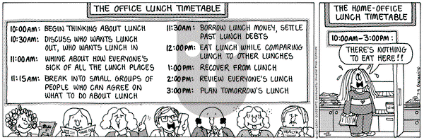 Cathy Classics on Wednesday July 9, 1997 Comic Strip