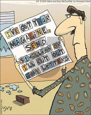 The Flying McCoys - Tuesday April 3, 2012 Comic Strip