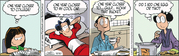 Baldo on Friday December 30, 2011 Comic Strip
