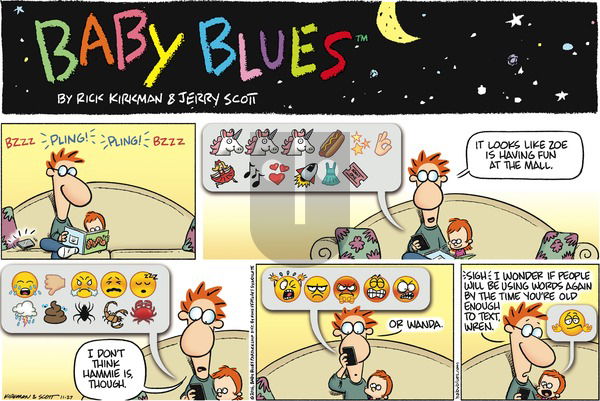 Baby Blues on Sunday November 27, 2016 Comic Strip