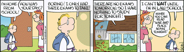 Drabble on Friday October 16, 2015 Comic Strip