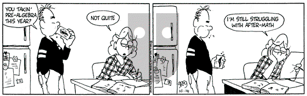 Luann on Saturday October 14, 1995 Comic Strip