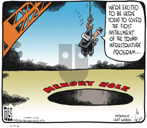 Tom Toles on Wednesday December 14, 2016 Comic Strip