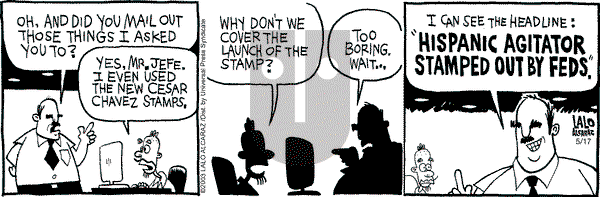La Cucaracha on Saturday May 17, 2003 Comic Strip