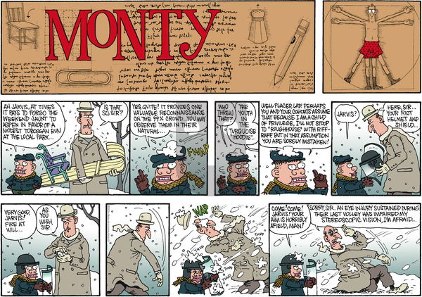 Monty on Sunday January 15, 2012 Comic Strip