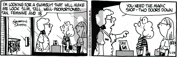 Luann on Wednesday June 24, 1987 Comic Strip