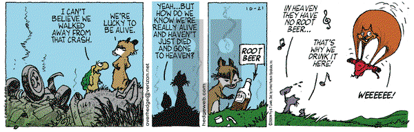 Over the Hedge on Saturday October 21, 2006 Comic Strip