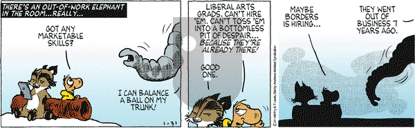 Over the Hedge on Thursday January 31, 2019 Comic Strip