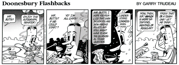 Doonesbury on Wednesday January 17, 1996 Comic Strip