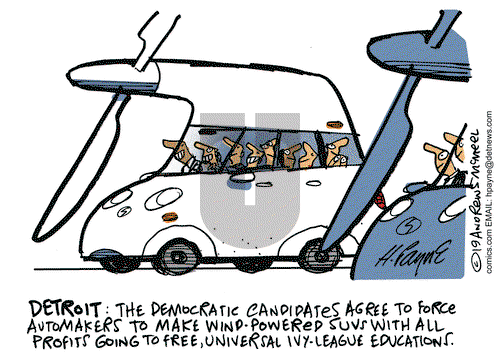 Henry Payne on Thursday August 1, 2019 Comic Strip