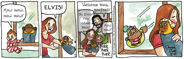 Breaking Cat News on Thursday December 14, 2017 Comic Strip