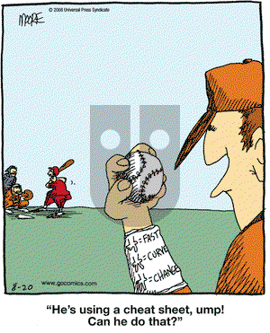 In the Bleachers on Wednesday August 20, 2008 Comic Strip