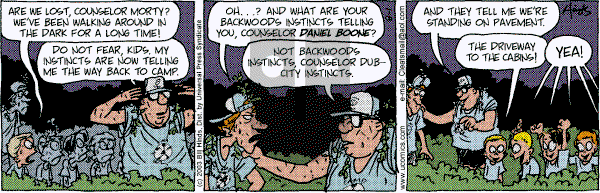 Cleats - Friday August 1, 2003 Comic Strip