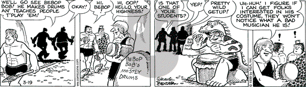 Alley Oop on Friday March 19, 1999 Comic Strip