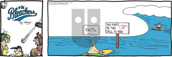 In the Bleachers on Sunday October 6, 2019 Comic Strip